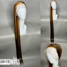 Load image into Gallery viewer, MMM TWIXXX Custom Colored Lace Front Wig (Large Cap, 13x4 lace front, 50 inch length) READY TO SHIP