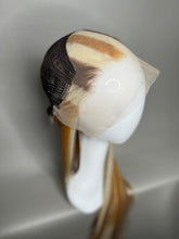 Load image into Gallery viewer, ACT NATURAL Custom Colored Lace Front Wig (Large Cap, 13x4 lace front, Platinum Blonde w/Brown & Ash Blonde Lowlights) MADE TO ORDER