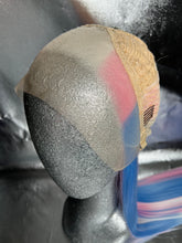 Load image into Gallery viewer, TRANSCEND Custom Colored Lace Front Wig (Large Cap, Chunky Hi-Light Style White/Pastel Pink/Baby Blue, 13x3 lace front, 30 inch length) MADE TO ORDER 2-3 MONTH ESTIMATED TURNAROUND