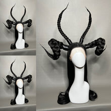 Load image into Gallery viewer, BÆPHOMET X: MADE TO ORDER GeorginatheDollWigs Custom Styled Wig (READ DESCRIPTION FOR TURNAROUND)
