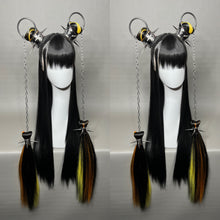 Load image into Gallery viewer, CHROMA X EMBERS: MADE TO ORDER GeorginatheDollWigs Custom Styled Wig (READ DESCRIPTION FOR TURNAROUND)
