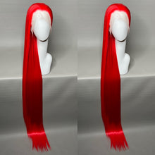 Load image into Gallery viewer, RED LIGHTING Custom Colored Lace Front Wig (13x2 lace front, 65 inch length) READY TO SHIP
