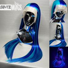 Load image into Gallery viewer, AQUAMENTÉ Custom Colored Lace Front Wig (Large Cap, 26 inch length) READY TO SHIP
