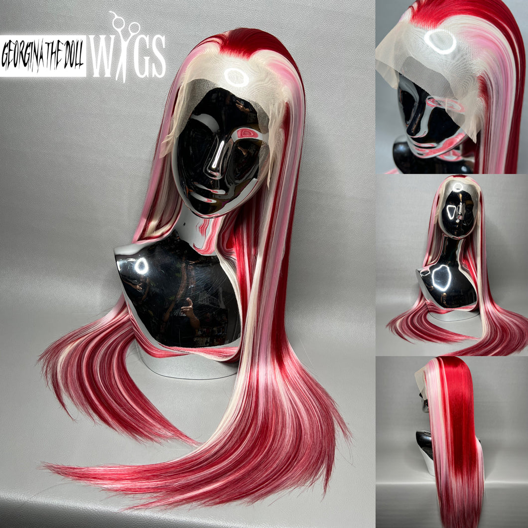 CHERRY KISSES Custom Colored Lace Front Wig (Large Cap, 26 inch length) READY TO SHIP