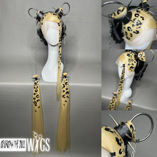 Load image into Gallery viewer, CHEETAH XION: MADE TO ORDER GeorginatheDollWigs Custom Styled Wig (READ DESCRIPTION FOR TURNAROUND)
