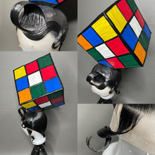 Load image into Gallery viewer, RUBIK THE CUBE: MADE TO ORDER GeorginatheDollWigs Custom Styled Wig (READ DESCRIPTION FOR TURNAROUND)

