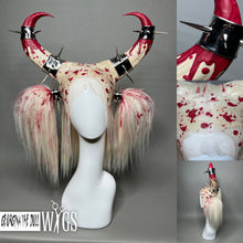 Load image into Gallery viewer, DARK POP: MADE TO ORDER GeorginatheDollWigs Custom Styled Wig (READ DESCRIPTION FOR TURNAROUND)
