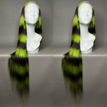 Load image into Gallery viewer, TOXIC DRIP Custom Colored HUMAN HAIR Lace Front Wig (Large Cap, 13x6 lace front, 40 inch length) MADE TO ORDER 2-4 Week Estimated Turnaround Timeframe
