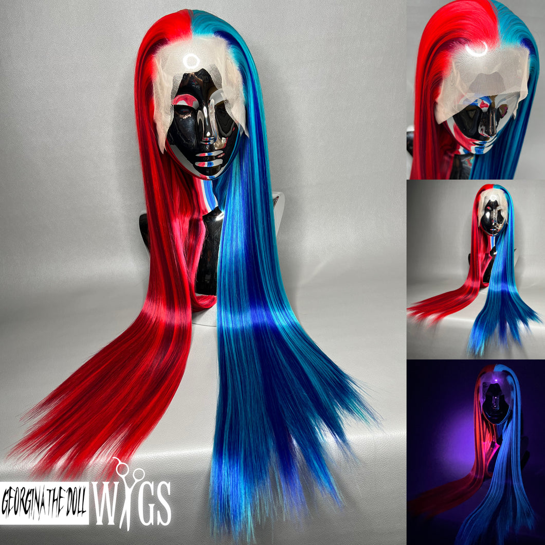 RB VERSION Custom Colored Lace Front Wig (Large Cap, 26 inch length) READY TO SHIP