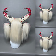 Load image into Gallery viewer, DARK POP: MADE TO ORDER GeorginatheDollWigs Custom Styled Wig (READ DESCRIPTION FOR TURNAROUND)
