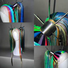 Load image into Gallery viewer, TECHNO POP: MADE TO ORDER GeorginatheDollWigs Custom Styled Wig (READ DESCRIPTION FOR TURNAROUND)
