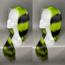 Load image into Gallery viewer, TOXIC DRIP Custom Colored HUMAN HAIR Lace Front Wig (Large Cap, 13x6 lace front, 40 inch length) MADE TO ORDER 2-4 Week Estimated Turnaround Timeframe
