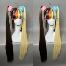 Load image into Gallery viewer, RAINBOW POP: MADE TO ORDER GeorginatheDollWigs Custom Styled Wig (READ DESCRIPTION FOR TURNAROUND)
