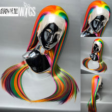 Load image into Gallery viewer, READING RAINBOW Custom Colored Lace Front Wig (Large Cap, 26 inch length) READY TO SHIP
