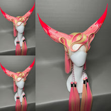 Load image into Gallery viewer, DUVALÍN THE DIABLO: MADE TO ORDER GeorginatheDollWigs Custom Styled Wig (READ DESCRIPTION FOR TURNAROUND)
