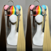 Load image into Gallery viewer, RAINBOW POP: MADE TO ORDER GeorginatheDollWigs Custom Styled Wig (READ DESCRIPTION FOR TURNAROUND)
