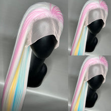 Load image into Gallery viewer, SUPER SHY Custom Colored Lace Front Wig (13x2 lace front, 65 inch length) READY TO SHIP
