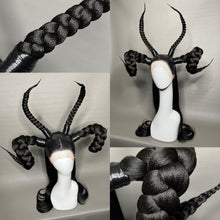 Load image into Gallery viewer, BÆPHOMET X: MADE TO ORDER GeorginatheDollWigs Custom Styled Wig (READ DESCRIPTION FOR TURNAROUND)

