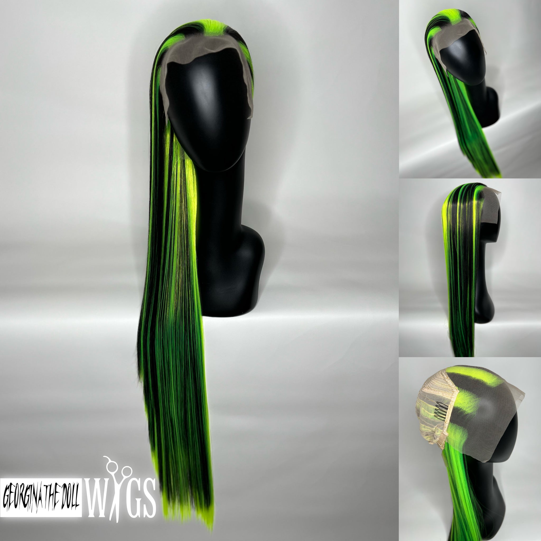 BEETLEJUICE Custom Colored Lace Front Wig (Large Cap, 13x3 