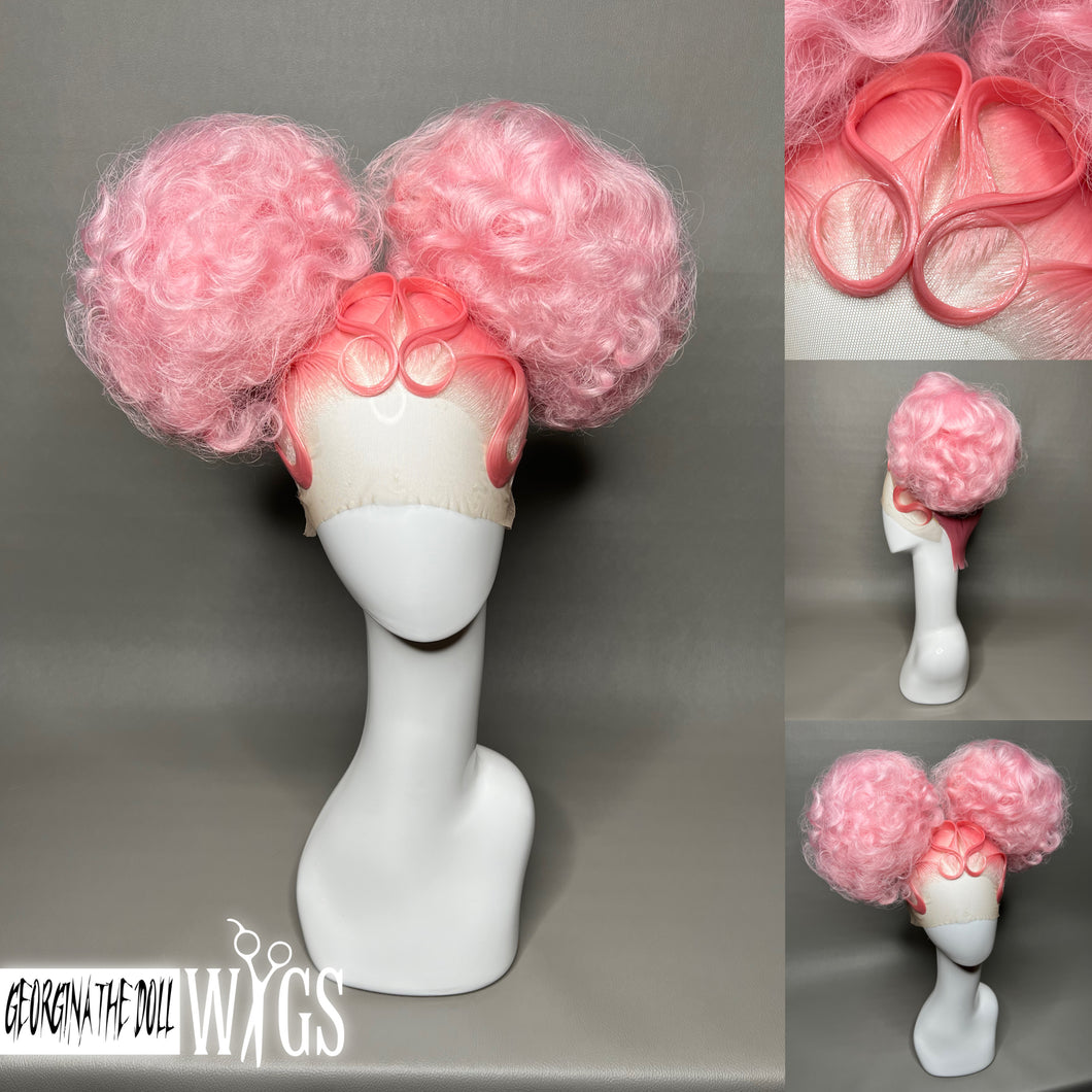 SUGAR THEE PLUMQUEEEN: MADE TO ORDER GeorginatheDollWigs Custom Styled Wig (READ DESCRIPTION FOR TURNAROUND)