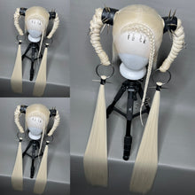 Load image into Gallery viewer, FVCK PUNK: MADE TO ORDER GeorginatheDollWigs Custom Styled Wig (READ DESCRIPTION FOR TURNAROUND
