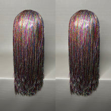 Load image into Gallery viewer, TWILIGHT Custom Colored Lace Front Wig (Medium Cap, Dark Tinsel, 24 inch length) READY TO SHIP
