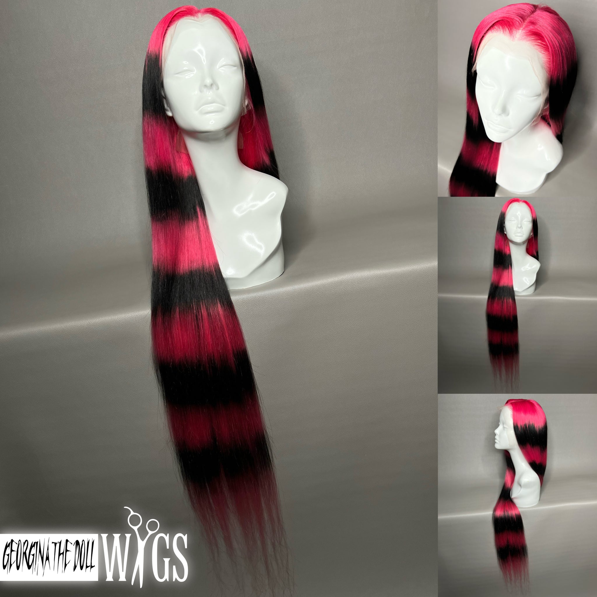 Custom colored human hair lace front wig Factory Customization Wholesale Virgin Human Hair Red  main image 2