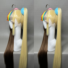 Load image into Gallery viewer, RAINBOW POP: MADE TO ORDER GeorginatheDollWigs Custom Styled Wig (READ DESCRIPTION FOR TURNAROUND)
