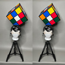 Load image into Gallery viewer, RUBIK THE CUBE: MADE TO ORDER GeorginatheDollWigs Custom Styled Wig (READ DESCRIPTION FOR TURNAROUND)
