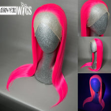 Load image into Gallery viewer, ELECTRIC BLUSH Custom Colored Lace Front Wig (Large Cap, 24 inch length) READY TO SHIP
