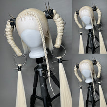 Load image into Gallery viewer, FVCK PUNK: MADE TO ORDER GeorginatheDollWigs Custom Styled Wig (READ DESCRIPTION FOR TURNAROUND
