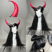 Load image into Gallery viewer, EVIL DISCIPLE: MADE TO ORDER GeorginatheDollWigs Custom Styled Wig (READ DESCRIPTION FOR TURNAROUND)
