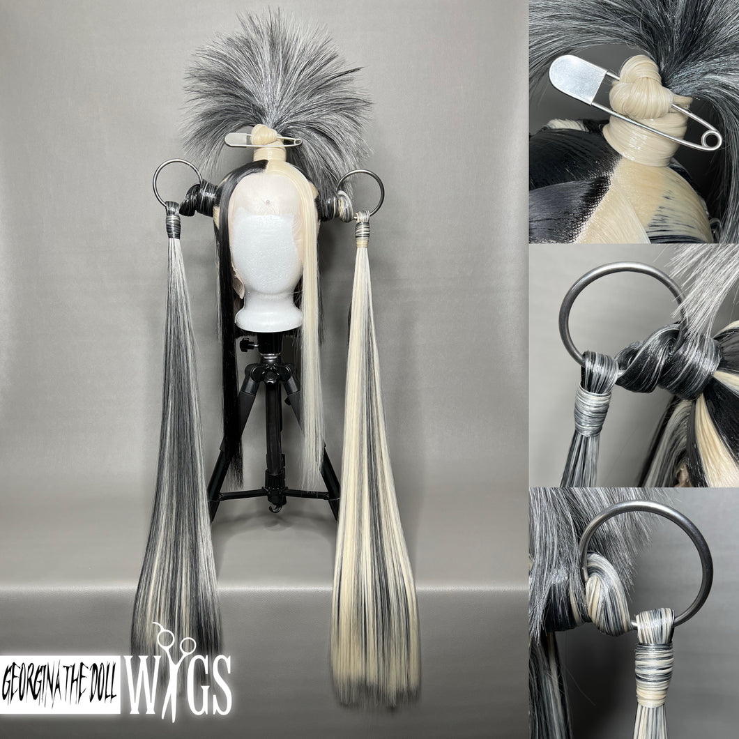 Y2GAY #E06BW: MADE TO ORDER GeorginatheDollWigs Custom Styled Wig (READ DESCRIPTION FOR TURNAROUND)