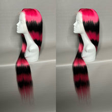 Load image into Gallery viewer, PINK N’ INK Custom Colored HUMAN HAIR Lace Front Wig (Large Cap, 13x6 lace front, 40 inch length) MADE TO ORDER 2-4 Week Estimated Turnaround Timeframe
