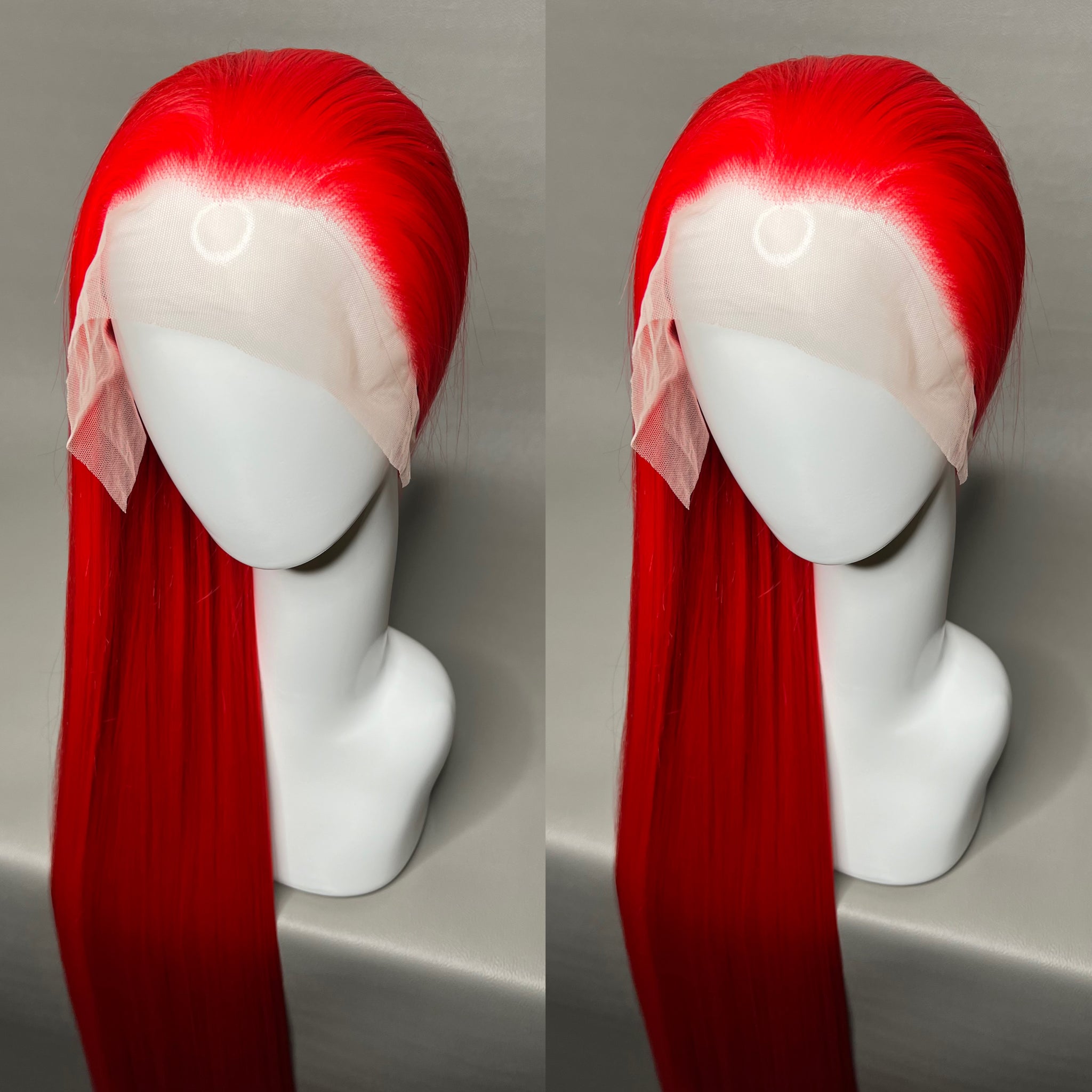 RED LIGHTING Custom Colored Lace Front Wig (13x2 lace front 