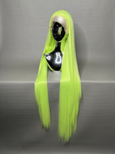 Load image into Gallery viewer, SOUR LIME Custom Colored Lace Front Wig (Large Cap, 40 inch length) READY TO SHIP
