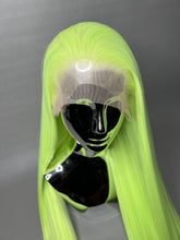 Load image into Gallery viewer, SOUR LIME Custom Colored Lace Front Wig (Large Cap, 40 inch length) READY TO SHIP
