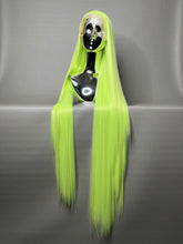 Load image into Gallery viewer, SOUR LIME Custom Colored Lace Front Wig (Large Cap, 40 inch length) READY TO SHIP
