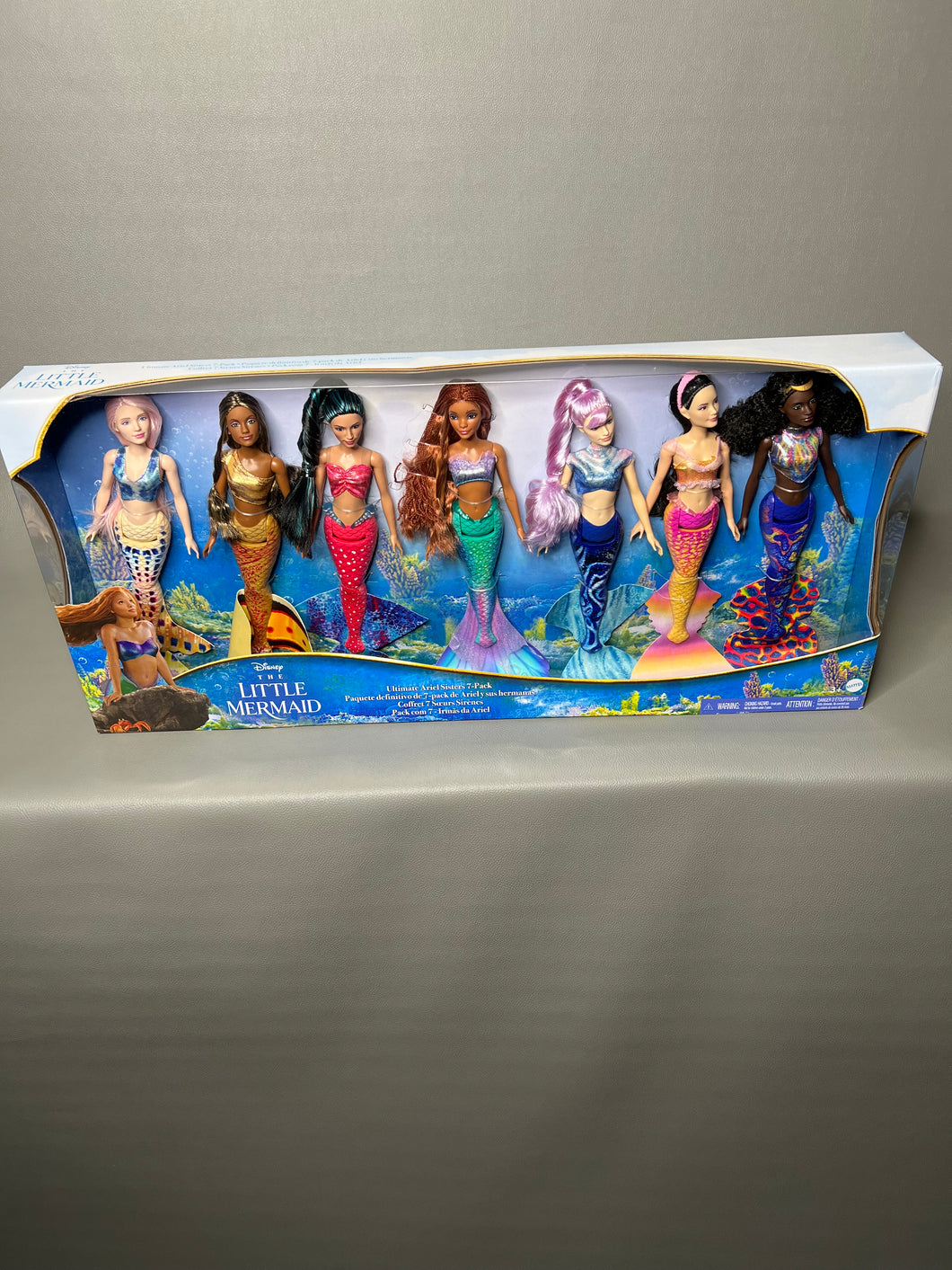 LITTLE MERMAID DOLL SET: 7 Sisters Mattel X Disney  Brand New NRFB READY TO SHIP
