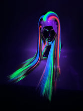 Load image into Gallery viewer, TECHNICOLOR Custom Colored Lace Front Wig (Large Cap, 13x3 Lace Front, Half Black/Rainbow) MADE TO ORDER
