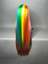 Load image into Gallery viewer, READING RAINBOW Custom Colored Lace Front Wig (Large Cap, 26 inch length) READY TO SHIP
