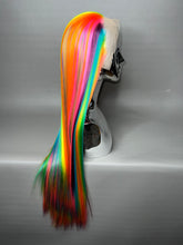 Load image into Gallery viewer, READING RAINBOW Custom Colored Lace Front Wig (Large Cap, 26 inch length) READY TO SHIP
