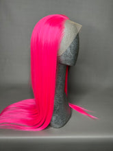 Load image into Gallery viewer, ELECTRIC BLUSH Custom Colored Lace Front Wig (Large Cap, 24 inch length) READY TO SHIP
