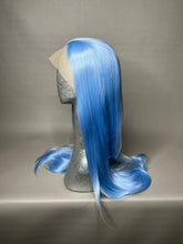 Load image into Gallery viewer, BLEU SERENITY Custom Colored Lace Front Wig (Large Cap, Pastel Blue, 24 inch length) READY TO SHIP
