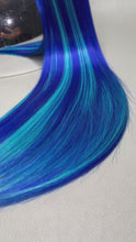 Load and play video in Gallery viewer, AQUAMENTÉ Custom Colored Lace Front Wig (Large Cap, 26 inch length) READY TO SHIP
