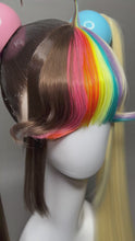 Load and play video in Gallery viewer, RAINBOW POP: MADE TO ORDER GeorginatheDollWigs Custom Styled Wig (READ DESCRIPTION FOR TURNAROUND)
